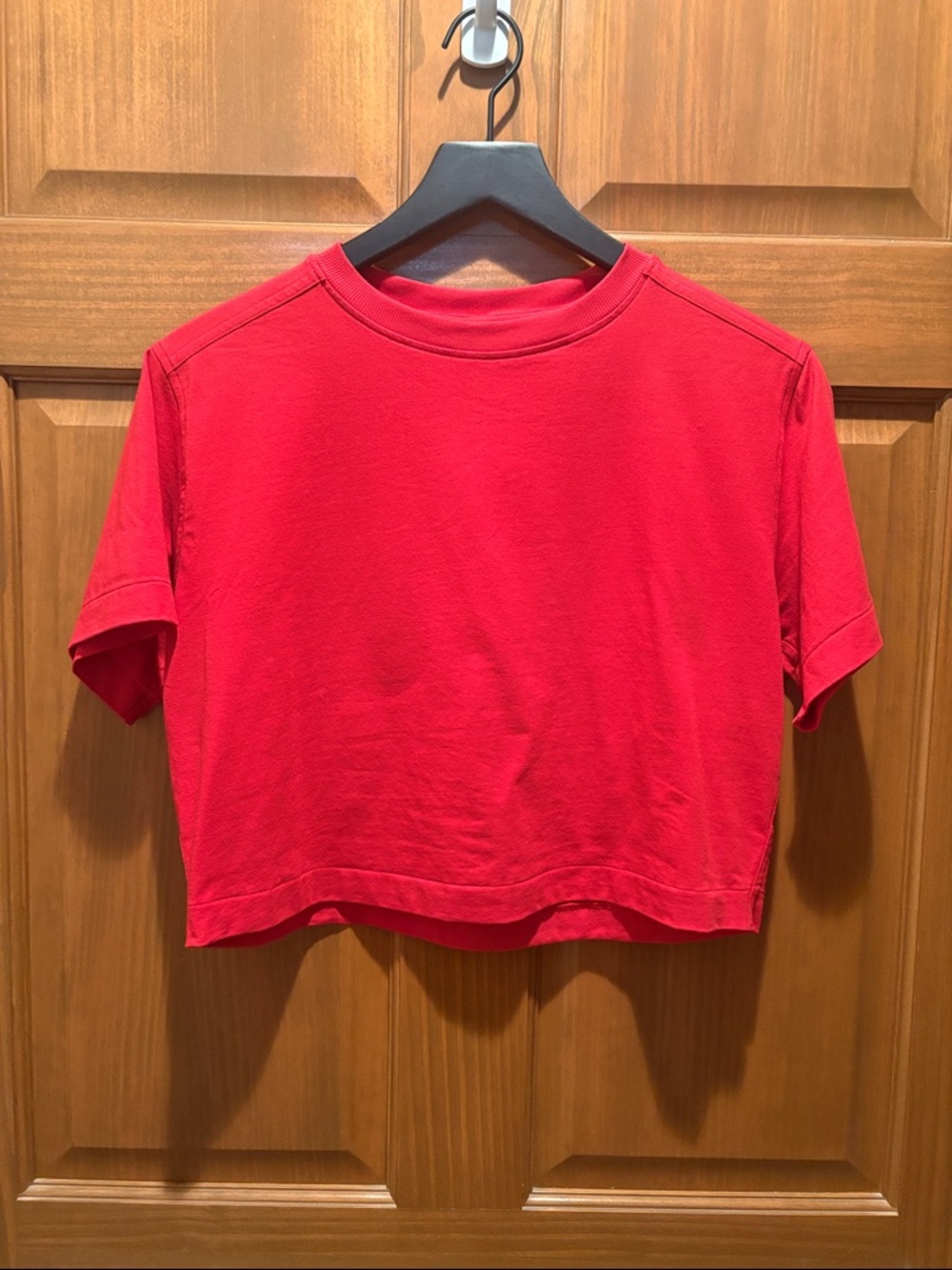 Lululemon Red Cropped Tee